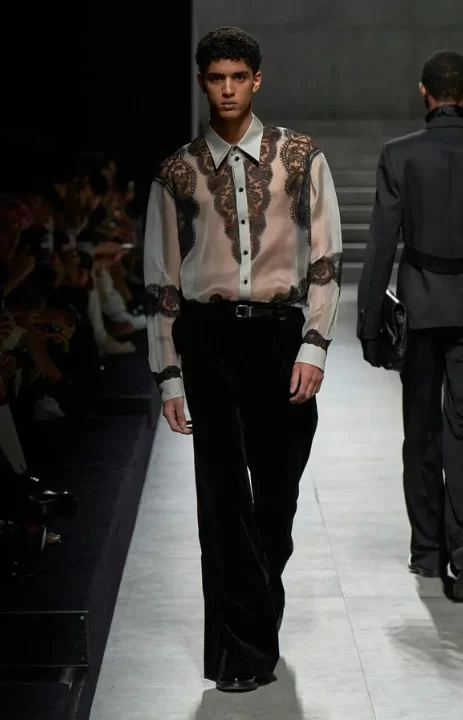 Coleção masculina da Dolce & Gabbana Inverno 2024/25 (Foto: reprodução) Lorena Bueri