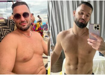 Diego Hypolito muda hábitos e mostra antes e depois do corpo: 'Menos de 3 meses' | Fitness